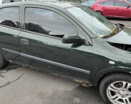 Зеленый Опель Астра, объемом двигателя 1.6 л и пробегом 300 тыс. км за 1100 $, фото 1 на Automoto.ua