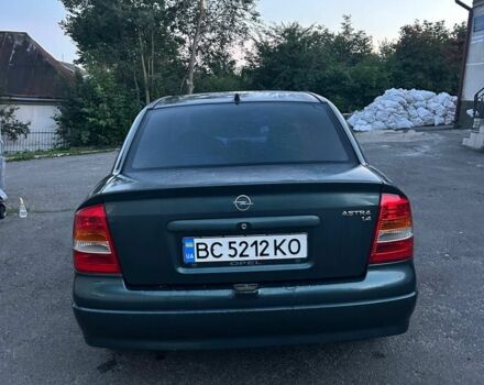 Зелений Опель Астра, об'ємом двигуна 1.4 л та пробігом 180 тис. км за 1999 $, фото 4 на Automoto.ua