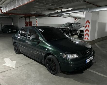 Зеленый Опель Астра, объемом двигателя 1.4 л и пробегом 220 тыс. км за 3650 $, фото 3 на Automoto.ua