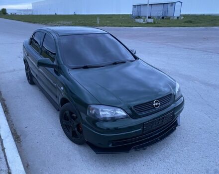 Зеленый Опель Астра, объемом двигателя 1.4 л и пробегом 220 тыс. км за 3650 $, фото 6 на Automoto.ua