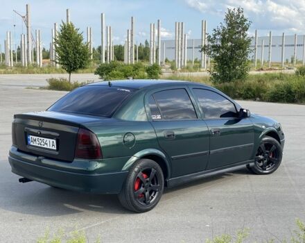 Зеленый Опель Астра, объемом двигателя 1.4 л и пробегом 220 тыс. км за 3650 $, фото 4 на Automoto.ua