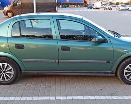 Зеленый Опель Астра, объемом двигателя 1.6 л и пробегом 410 тыс. км за 2900 $, фото 3 на Automoto.ua