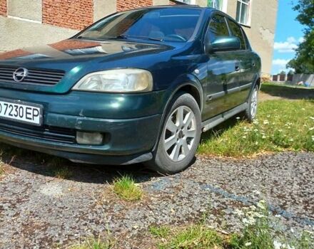 Зеленый Опель Астра, объемом двигателя 1.6 л и пробегом 390 тыс. км за 2700 $, фото 9 на Automoto.ua