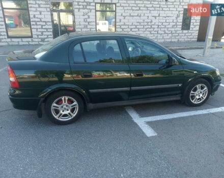 Зеленый Опель Астра, объемом двигателя 1.6 л и пробегом 269 тыс. км за 4600 $, фото 10 на Automoto.ua