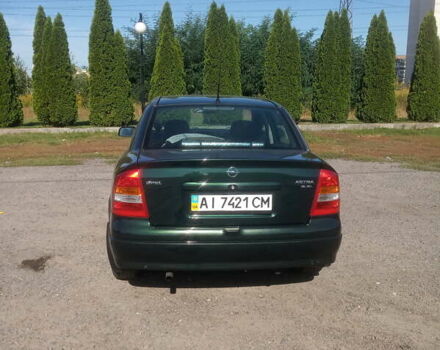 Зеленый Опель Астра, объемом двигателя 1.6 л и пробегом 269 тыс. км за 4600 $, фото 5 на Automoto.ua