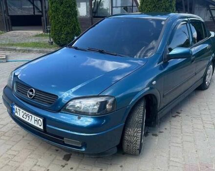 Зеленый Опель Астра, объемом двигателя 1.4 л и пробегом 225 тыс. км за 3000 $, фото 4 на Automoto.ua
