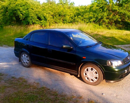 Зеленый Опель Астра, объемом двигателя 1.6 л и пробегом 167 тыс. км за 2350 $, фото 1 на Automoto.ua