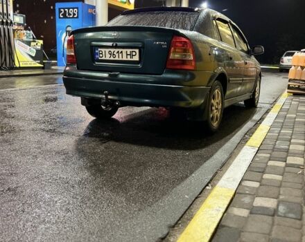 Зеленый Опель Астра, объемом двигателя 1.6 л и пробегом 320 тыс. км за 3600 $, фото 7 на Automoto.ua
