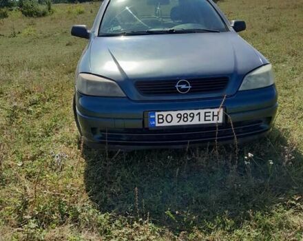 Зеленый Опель Астра, объемом двигателя 1.4 л и пробегом 290 тыс. км за 3150 $, фото 6 на Automoto.ua