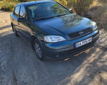 Зеленый Опель Астра, объемом двигателя 1.6 л и пробегом 168 тыс. км за 4200 $, фото 7 на Automoto.ua