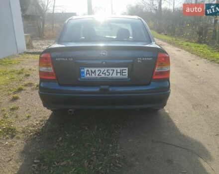 Зеленый Опель Астра, объемом двигателя 1.6 л и пробегом 180 тыс. км за 3500 $, фото 3 на Automoto.ua