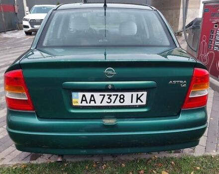 Зелений Опель Астра, об'ємом двигуна 1.39 л та пробігом 296 тис. км за 3500 $, фото 14 на Automoto.ua