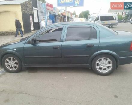 Зеленый Опель Астра, объемом двигателя 1.6 л и пробегом 290 тыс. км за 3200 $, фото 1 на Automoto.ua