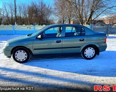 Зеленый Опель Астра, объемом двигателя 1.4 л и пробегом 143 тыс. км за 3950 $, фото 3 на Automoto.ua