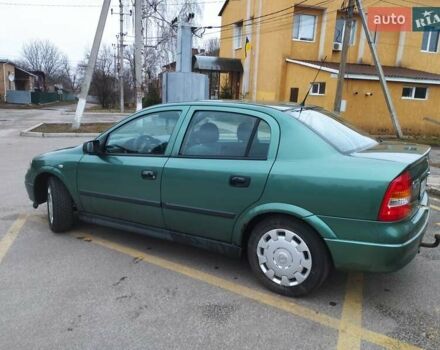 Зеленый Опель Астра, объемом двигателя 1.4 л и пробегом 128 тыс. км за 4100 $, фото 2 на Automoto.ua