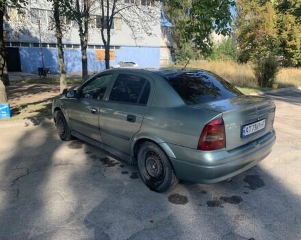 Зеленый Опель Астра, объемом двигателя 1.4 л и пробегом 187 тыс. км за 2450 $, фото 1 на Automoto.ua