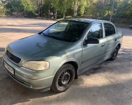 Зеленый Опель Астра, объемом двигателя 1.4 л и пробегом 187 тыс. км за 2450 $, фото 4 на Automoto.ua