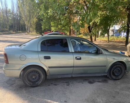 Зеленый Опель Астра, объемом двигателя 1.4 л и пробегом 187 тыс. км за 2450 $, фото 6 на Automoto.ua