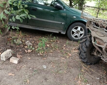 Зеленый Опель Астра, объемом двигателя 1.7 л и пробегом 39 тыс. км за 481 $, фото 4 на Automoto.ua