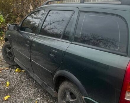 Зеленый Опель Астра, объемом двигателя 1.8 л и пробегом 245 тыс. км за 1400 $, фото 1 на Automoto.ua