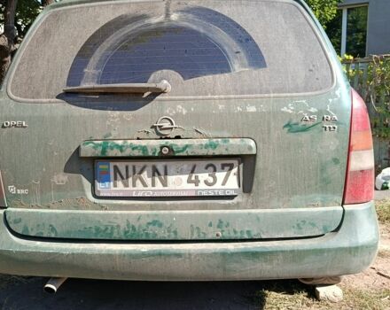 Зеленый Опель Астра, объемом двигателя 1.7 л и пробегом 39 тыс. км за 481 $, фото 3 на Automoto.ua