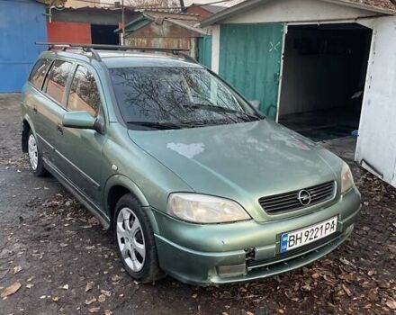 Зеленый Опель Астра, объемом двигателя 1.6 л и пробегом 227 тыс. км за 2100 $, фото 3 на Automoto.ua