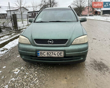 Зеленый Опель Астра, объемом двигателя 1.6 л и пробегом 300 тыс. км за 2600 $, фото 1 на Automoto.ua