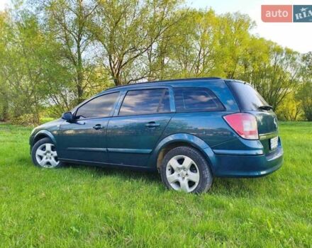 Зеленый Опель Астра, объемом двигателя 1.6 л и пробегом 235 тыс. км за 5500 $, фото 1 на Automoto.ua