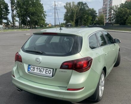 Зеленый Опель Астра, объемом двигателя 1.4 л и пробегом 268 тыс. км за 6600 $, фото 4 на Automoto.ua