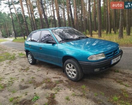 Зеленый Опель Астра, объемом двигателя 1.39 л и пробегом 355 тыс. км за 1850 $, фото 1 на Automoto.ua