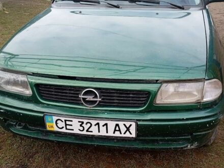 Зеленый Опель Астра, объемом двигателя 1.4 л и пробегом 120 тыс. км за 1200 $, фото 1 на Automoto.ua