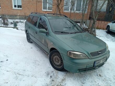 Зелений Опель Астра, об'ємом двигуна 1 л та пробігом 340 тис. км за 1250 $, фото 1 на Automoto.ua