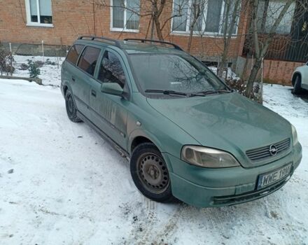 Зеленый Опель Астра, объемом двигателя 1 л и пробегом 340 тыс. км за 1250 $, фото 1 на Automoto.ua