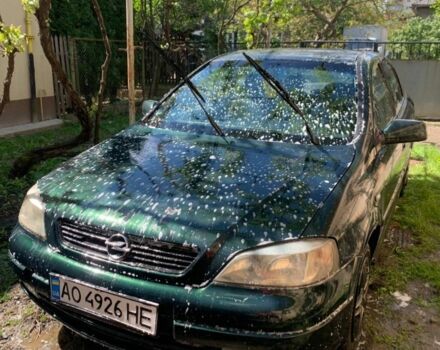 Зеленый Опель Астра, объемом двигателя 1.7 л и пробегом 380 тыс. км за 1650 $, фото 1 на Automoto.ua