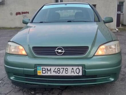 Опель Астра 1998 в Сумах на Automoto.ua Зеленый Опель Астра, объемом двигателя 1.39 л и пробегом 411 тыс. км за 1750 $, фото 1 на Automoto.ua