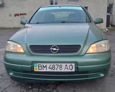 Зеленый Опель Астра, объемом двигателя 1.39 л и пробегом 411 тыс. км за 1750 $, фото 1 на Automoto.ua