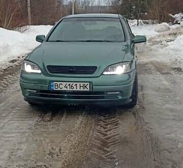 Зеленый Опель Астра, объемом двигателя 2 л и пробегом 219 тыс. км за 3300 $, фото 1 на Automoto.ua