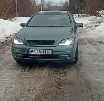 Зеленый Опель Астра, объемом двигателя 2 л и пробегом 219 тыс. км за 3300 $, фото 1 на Automoto.ua