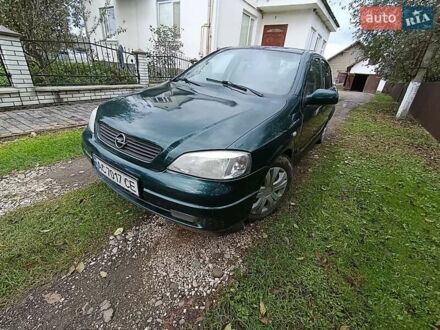 Зеленый Опель Астра, объемом двигателя 1.6 л и пробегом 314 тыс. км за 2450 $, фото 1 на Automoto.ua