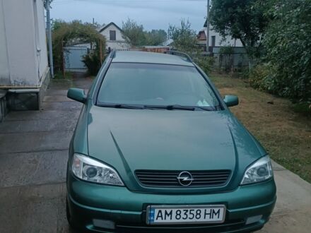 Зеленый Опель Астра, объемом двигателя 1.7 л и пробегом 420 тыс. км за 2800 $, фото 1 на Automoto.ua
