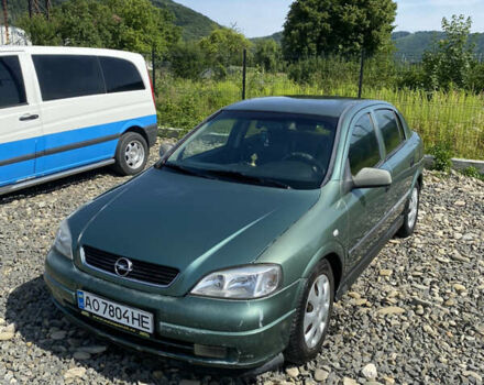 Зеленый Опель Астра, объемом двигателя 2 л и пробегом 173 тыс. км за 2450 $, фото 1 на Automoto.ua