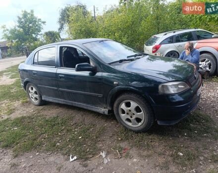 Зеленый Опель Астра, объемом двигателя 1.7 л и пробегом 200 тыс. км за 1250 $, фото 1 на Automoto.ua