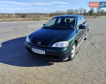 Зеленый Опель Астра, объемом двигателя 1.6 л и пробегом 211 тыс. км за 4300 $, фото 1 на Automoto.ua