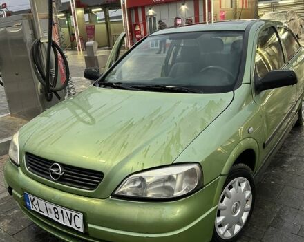 Зеленый Опель Астра, объемом двигателя 1.2 л и пробегом 100 тыс. км за 1500 $, фото 1 на Automoto.ua