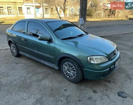 Зелений Опель Астра, об'ємом двигуна 2 л та пробігом 355 тис. км за 2500 $, фото 1 на Automoto.ua
