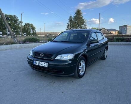 Зеленый Опель Астра, объемом двигателя 1.4 л и пробегом 300 тыс. км за 2450 $, фото 1 на Automoto.ua