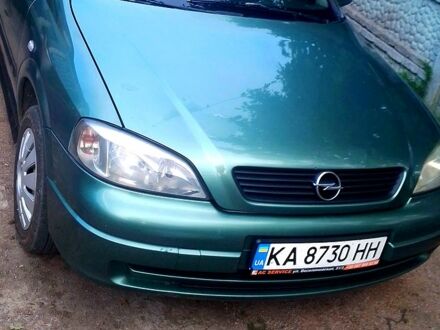 Зеленый Опель Астра, объемом двигателя 1.6 л и пробегом 200 тыс. км за 2200 $, фото 1 на Automoto.ua