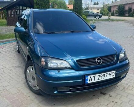 Зеленый Опель Астра, объемом двигателя 1.4 л и пробегом 225 тыс. км за 3000 $, фото 1 на Automoto.ua