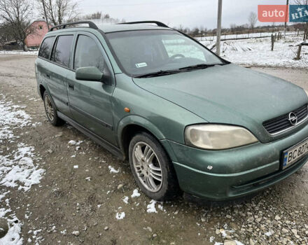 Зеленый Опель Астра, объемом двигателя 1.6 л и пробегом 300 тыс. км за 2600 $, фото 1 на Automoto.ua