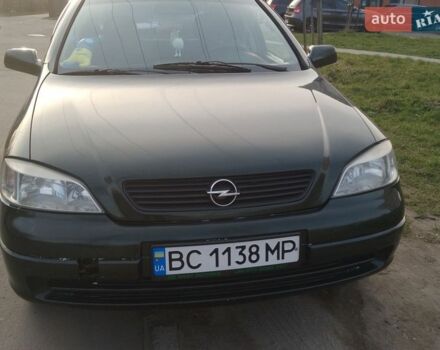 Зеленый Опель Астра, объемом двигателя 1.39 л и пробегом 360 тыс. км за 2600 $, фото 1 на Automoto.ua